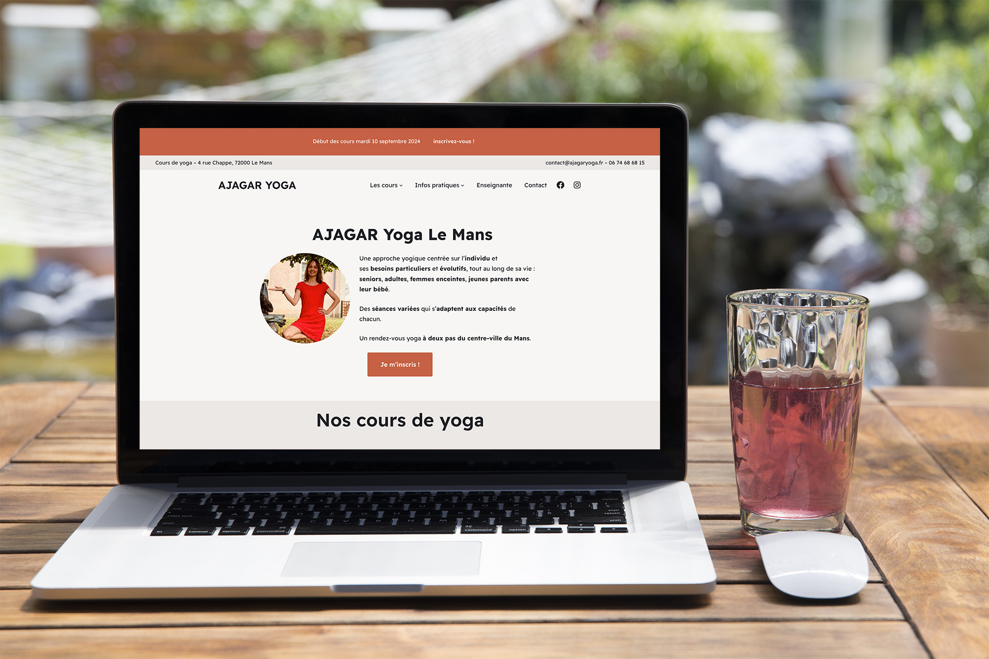 Ajagar Yoga - site wordpress gutemberg