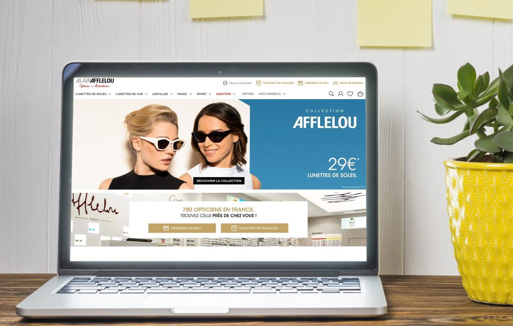 Opticien Alain Afflelou - intégration HTML/CSS, Twig, styleguide