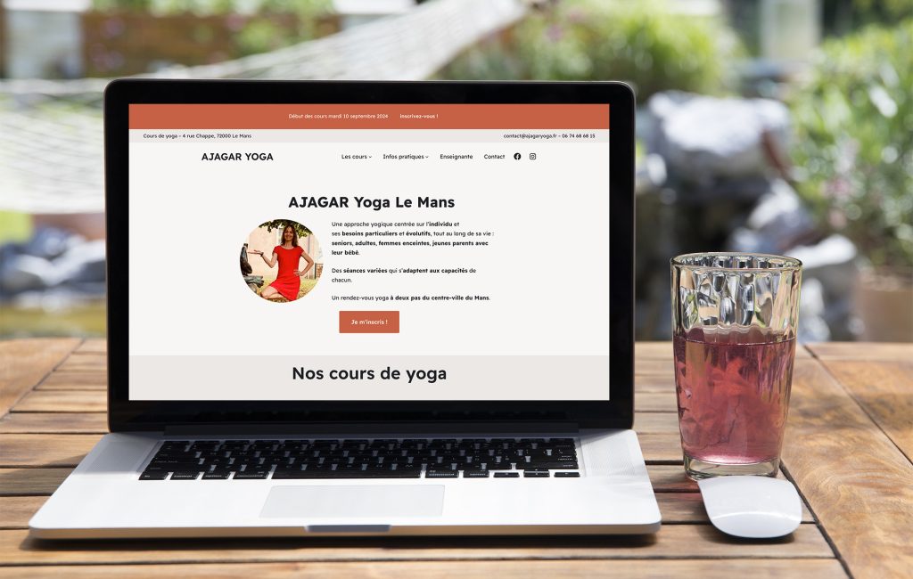 Ajagar Yoga - site wordpress gutemberg